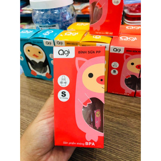 (cho chọn mẫu) SALE LỖ Bình sữa Agi PP 60ml kèm núm vú size S cho em bé sơ sinh và trẻ nhỏ