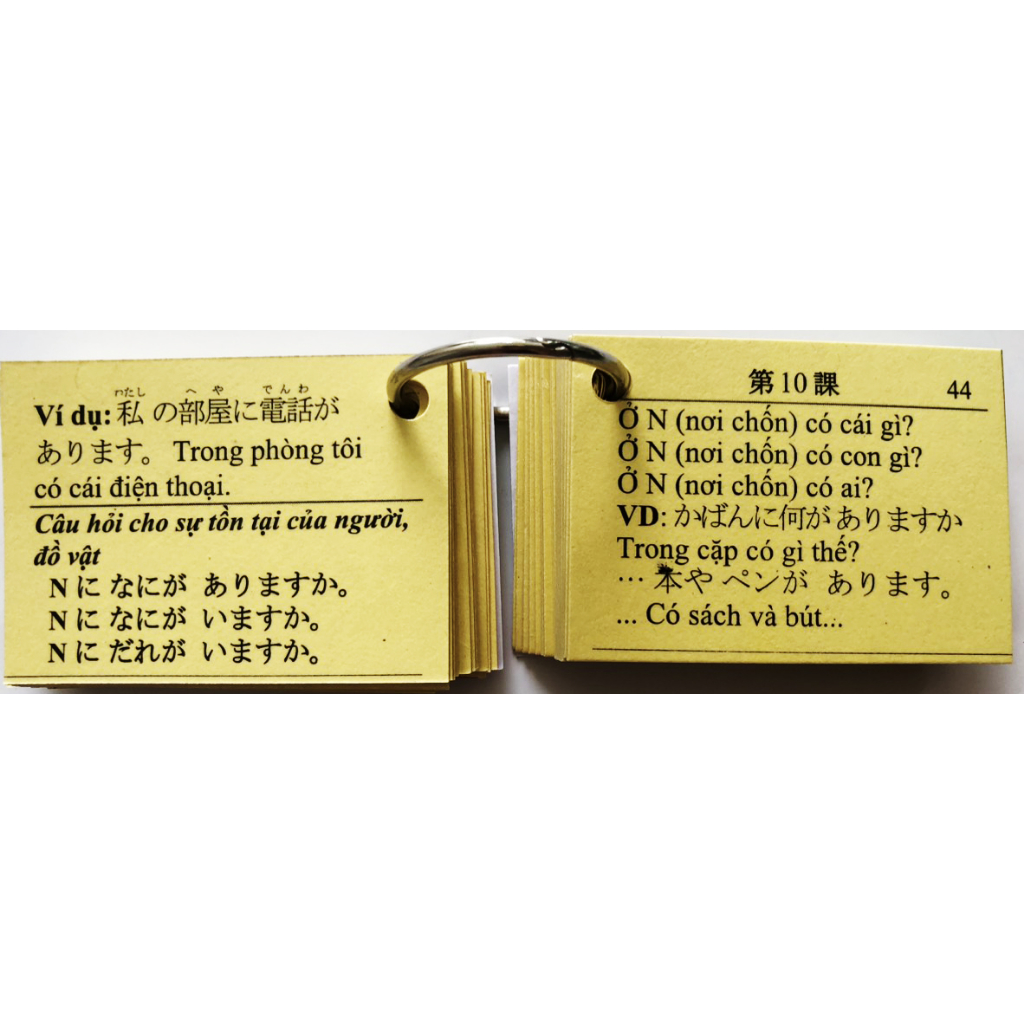 Full bộ thẻ học tiếng Nhật N5 SFS 4 thẻ: Kana, Kanji , văn phạm và từ vựng gói gọn toàn bộ kiến thức sơ cấp rất tiện lợi