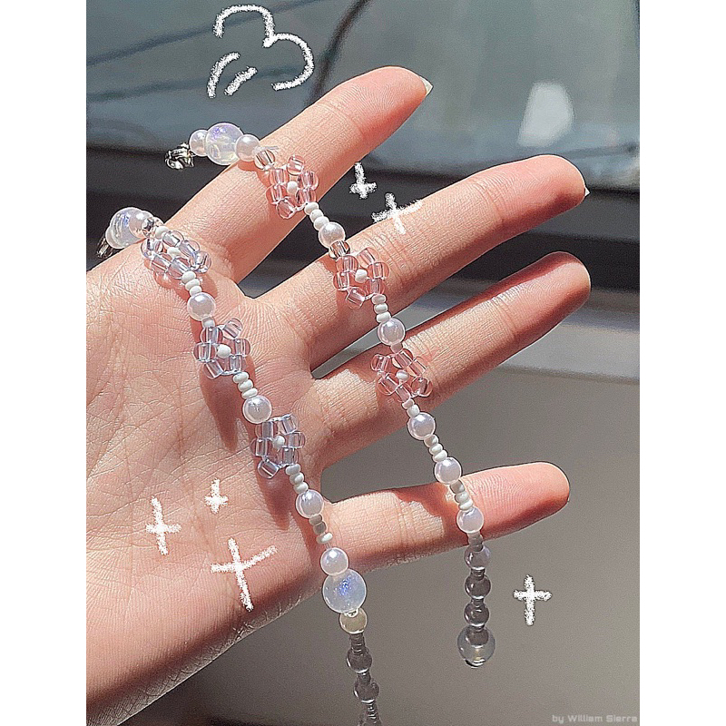 Vòng tay handmade xinh xắn˚₊‧♡ ♡‧₊˚🎀