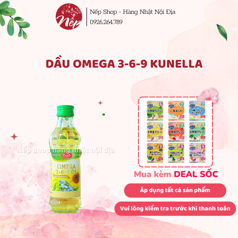 Dầu Omega 3-6-9 Kunella Ép Lạnh Đến Từ Đức [DẦU OMEGA3 ĐỨC]