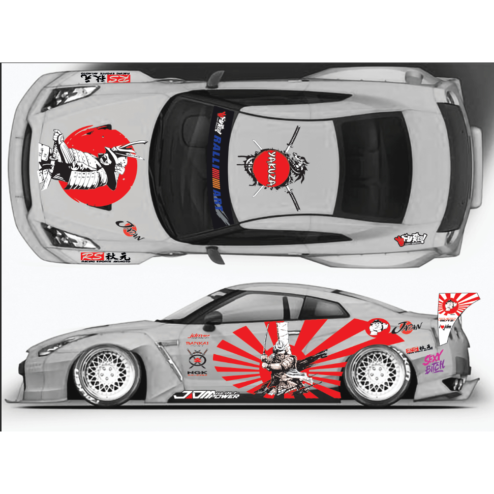 Tem & Sticker dán xe RC 1/10