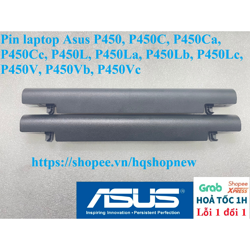 ⚡ Pin laptop Asus P450, P450C, P450Ca, P450Cc, P450L, P450La, P450Lb, P450Lc, P450V, P450Vb, P450Vc