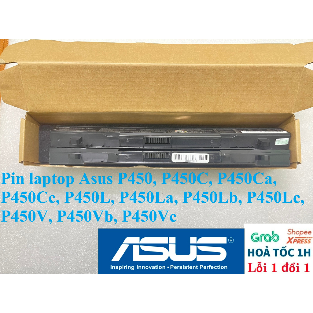 ⚡ Pin laptop Asus P450, P450C, P450Ca, P450Cc, P450L, P450La, P450Lb, P450Lc, P450V, P450Vb, P450Vc