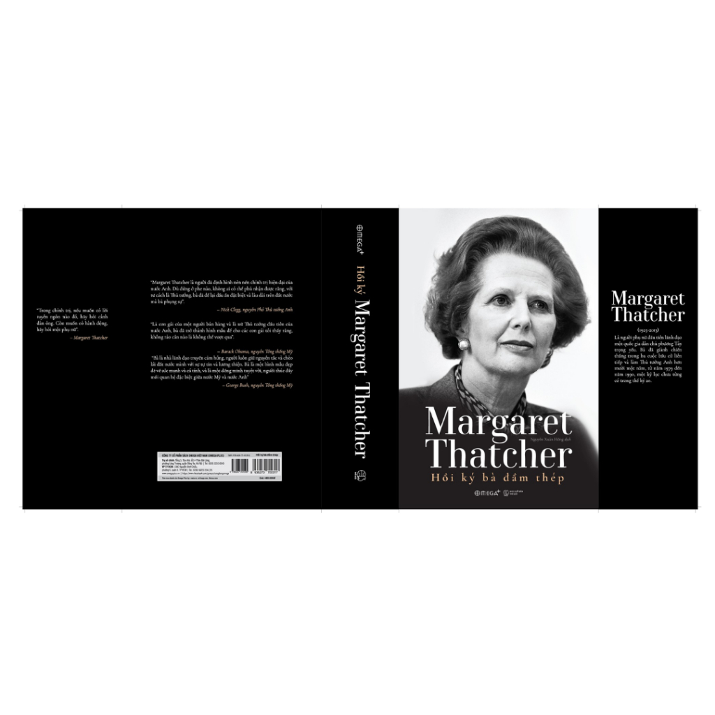 Sách MEGA - Margaret Thatcher - Hồi Ký Bà Đầm Thép