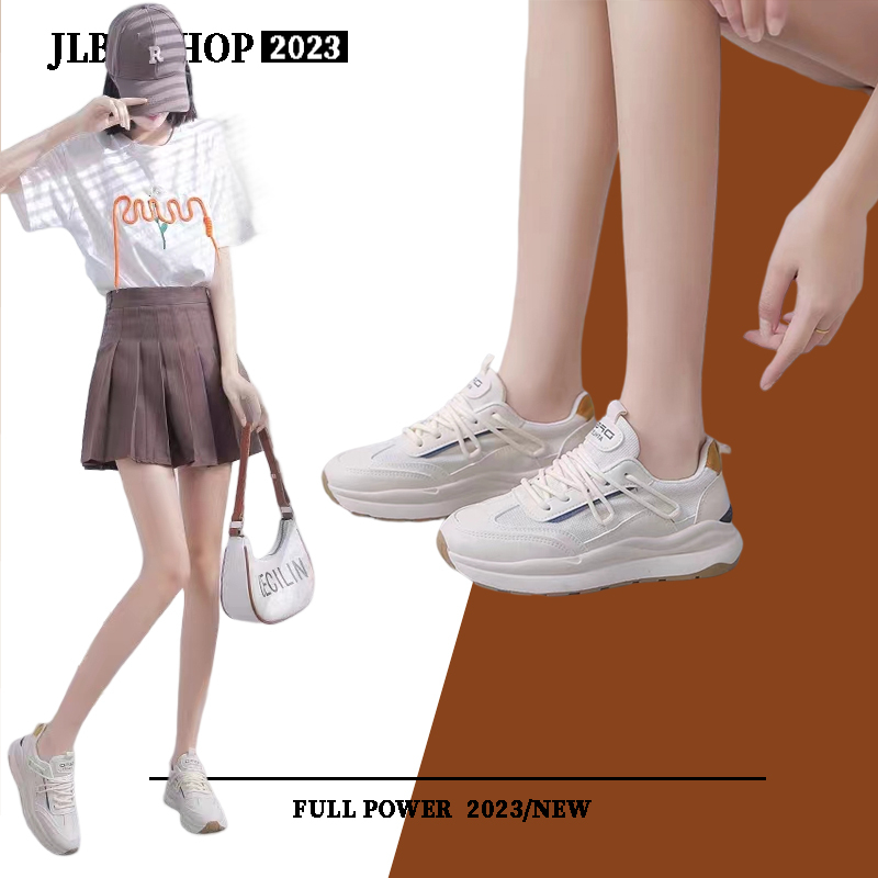 Giày thể thao nữ sneaker màu khaki ulzzang