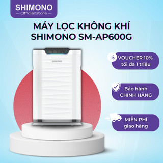 Máy Lọc Không Khí SHIMONO SM-AP600G 6 Cấp Lọc Toàn Diện, Diện Tích Lọc 72m2, Diệt Khuẩn, Ion Âm, HEPA, BH 12 Tháng