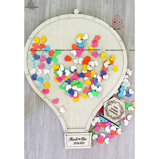 Hộp Thả Tim Cưới  Cho Tiệc Cưới Size 40Cm,60Cm |Khinh Khí Cầu| Thao Wedding Guestbook