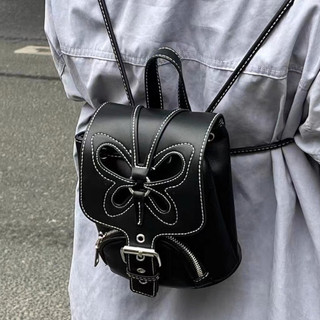 Ba lô backpack mini y2k họa tiết bướm phong cách retro nữ