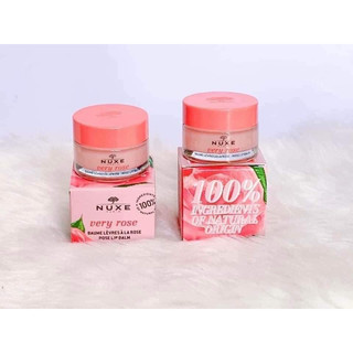 Nuxe hydrating lip balm very rose - hũ dưỡng môi tinh chất hoa hồng 15g