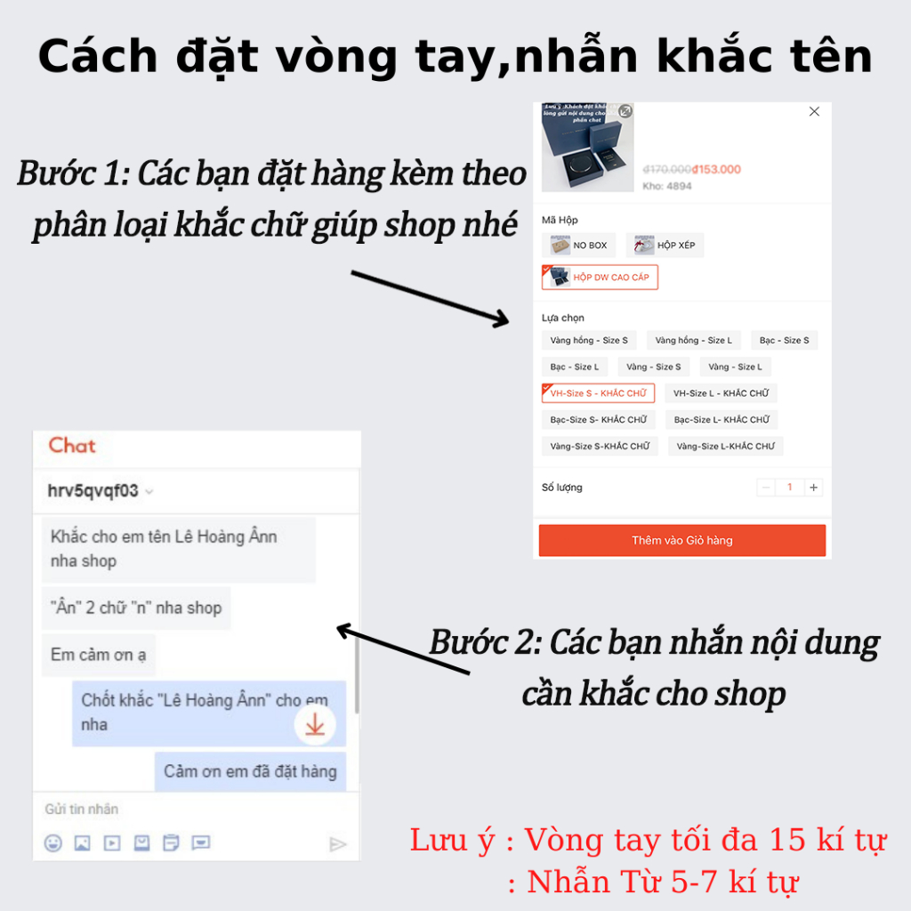 Vòng tay Cuff DW Ver 1 khắc tên theo yêu cầu - lắc tay titan đôi nam nữ