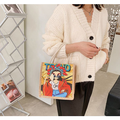 ĐỒNG GIÁ 15K - Túi cói túi tote mini đi biển nữ đẹp đi chơi thời trang dễ thương cute cá tính phong cách Vintage