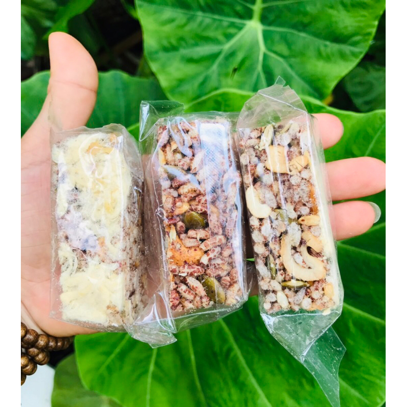 Thanh gạo lứt mix hạt ngũ cốc Granola, GIÚP hỗ trợ ăn kiêng healthy ,ăn vặt mà không sợ béo
