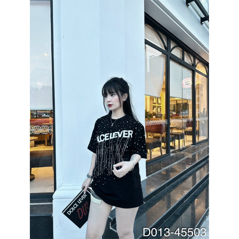 Áo Phông Nam Dolce Lever Fullbox Cực Chất - Áo Thun Nam DG Đính Đá Siêu Đẹp