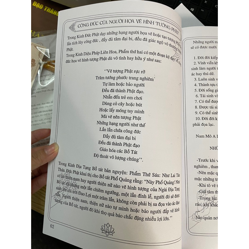 Vở tô màu hình vị phật & Bồ tát