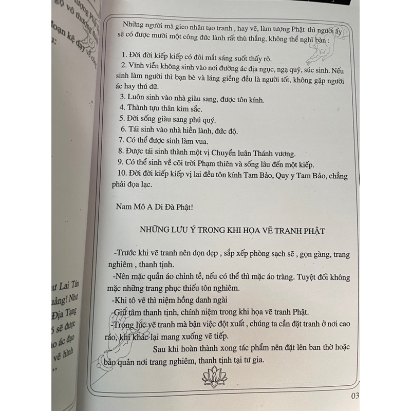 Vở tô màu hình vị phật & Bồ tát