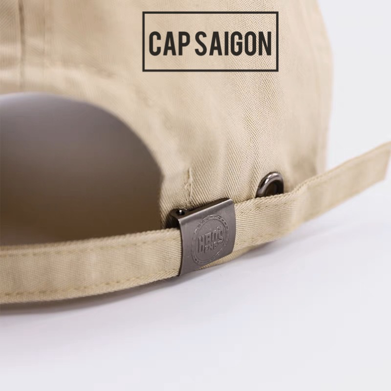 Nón lưỡi trai kaki CAPSAIGON thêu NYC phom mềm unisex nam nữ phong cách trend Hàn Quốc