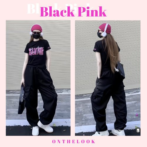 Áo thun BabyTee BLACK PINK, áo croptop Wordtour, Phông unisex BORNPINK áo cộc tay chất liệu cotton