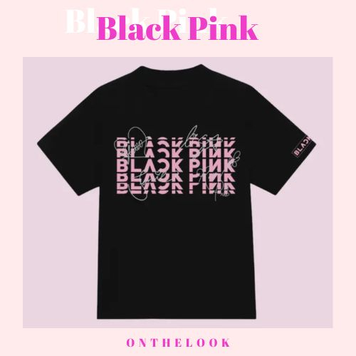 Áo thun BabyTee BLACK PINK, áo croptop Wordtour, Phông unisex BORNPINK áo cộc tay chất liệu cotton