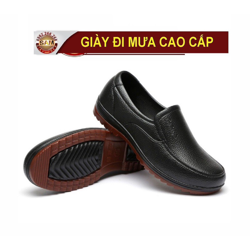 GIÀY ĐI MƯA CAO CẤP ĐẾ ĐÚC SIÊU BỀN SIEU NHẸ CHỐNG TRƠN TRƯỢT