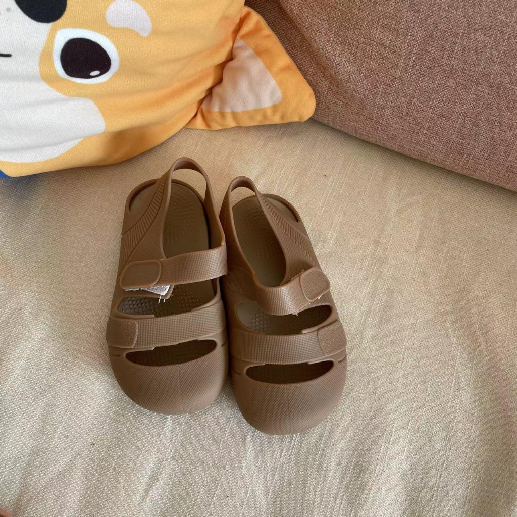 Sandal quai dán sắc màu cho bé trai bé gái 2023