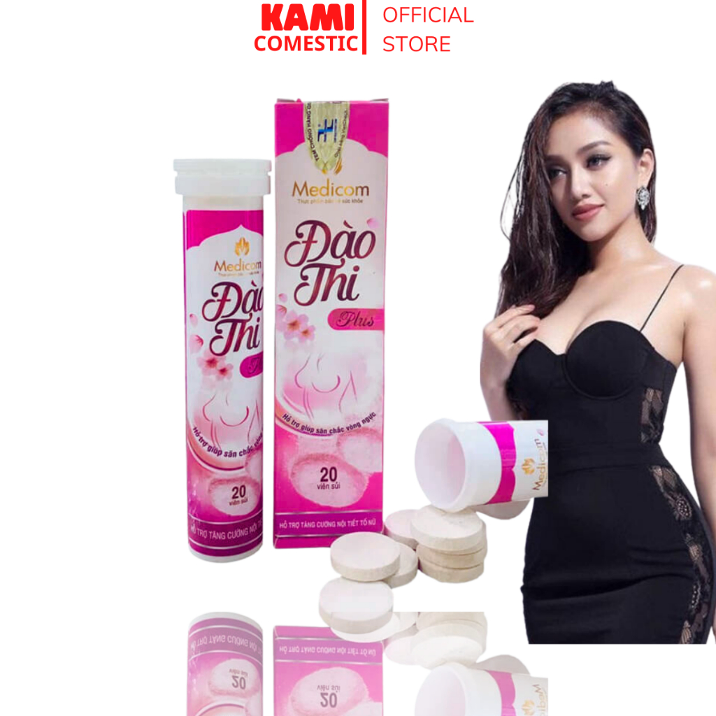 Viên Sủi Tăng Kích Thước Vòng 1, Giúp Ngực Tăng Kích Thước, Tròn Đầy Nở Nang Đào Thi Plus - KAMI