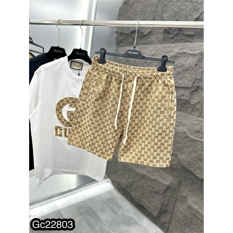 Bộ Hè Nam Thêu Chữ Đơn Giản - Bộ Hè Nam Chất Cotton Siêu Mát