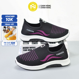 Giầy thể thao nữ SPORT A37 Fashion vải thoáng khí, gày sneaker thể thao bền đẹp giày đi bộ, đi tập nhẹ êm chân