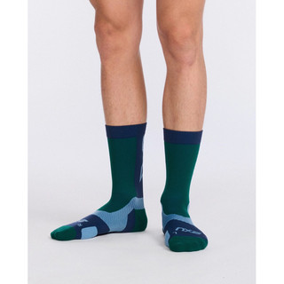 Tất/vớ compress thế thao, chạy bộ 2xu vectr light cushion crew compression socks