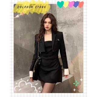 BIGSIZE Đầm 2s kèm áo vest bigsize - set đầm kèm áo blazer bigsize