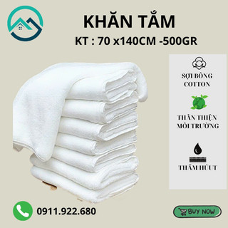 Khăn tắm khách sạn 100% cotton 70x140cm