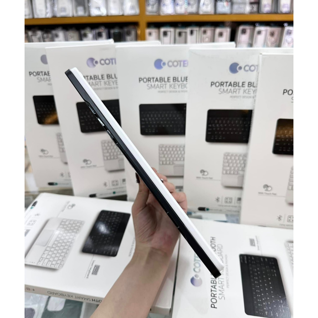 Bàn phím Bluetooth không dây COTECI Keyboard cho Máy tính bảng, IPad Gen 9/10 2022, điện thoại