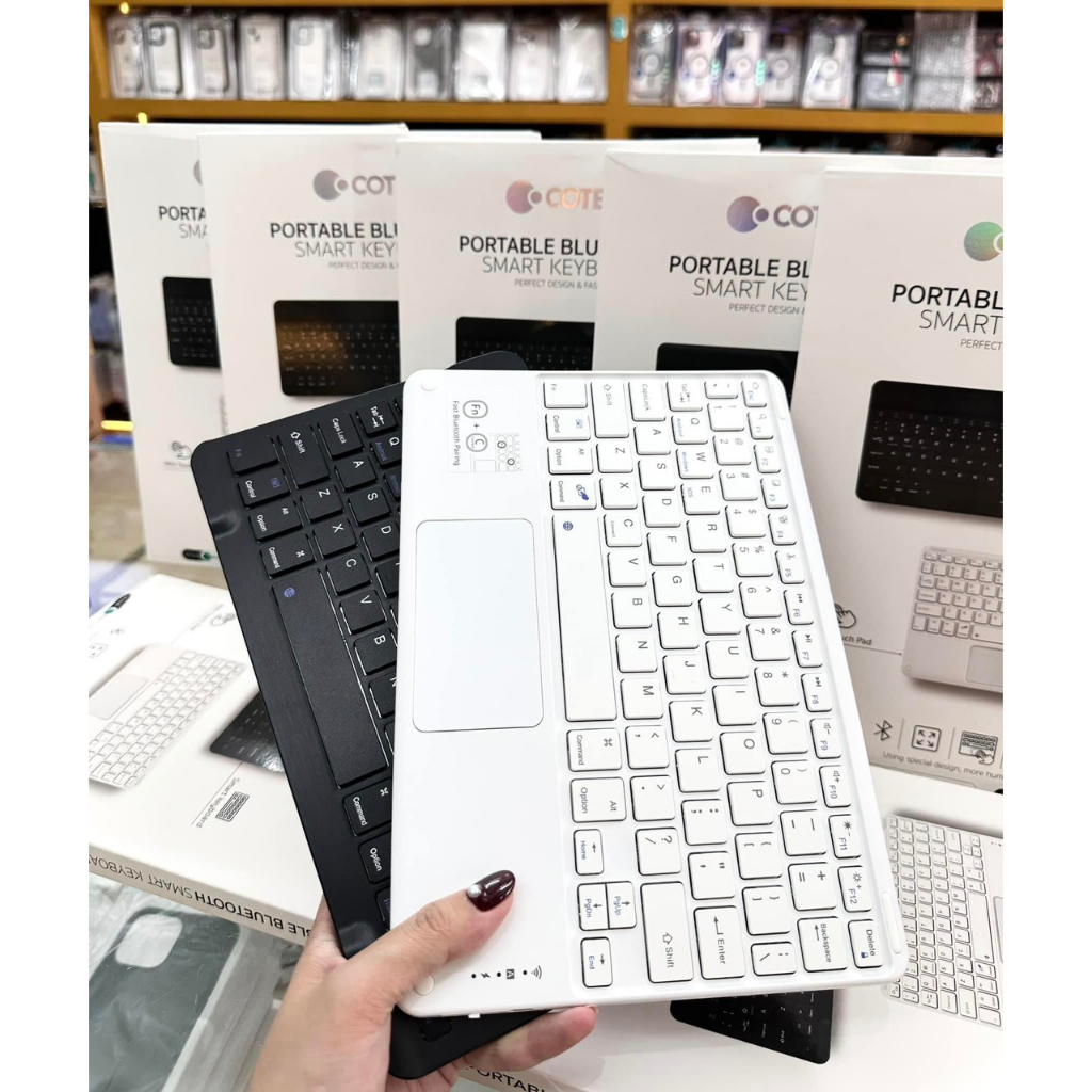 Bàn phím Bluetooth không dây COTECI Keyboard cho Máy tính bảng, IPad Gen 9/10 2022, điện thoại