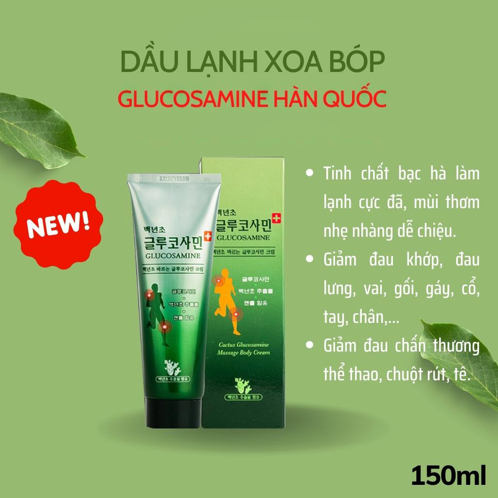 Dầu Lạnh Xoa Bóp Khớp Glucosamine 150ml Hàn Quốc