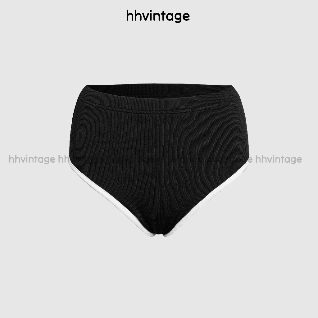 Set body nữ viền nổi thun co dãn (có mút ngực) I Hhvintage | BigBuy360 - bigbuy360.vn