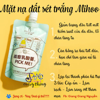 Mặt nạ đất set trắng Mihoo [TÚI 160G]