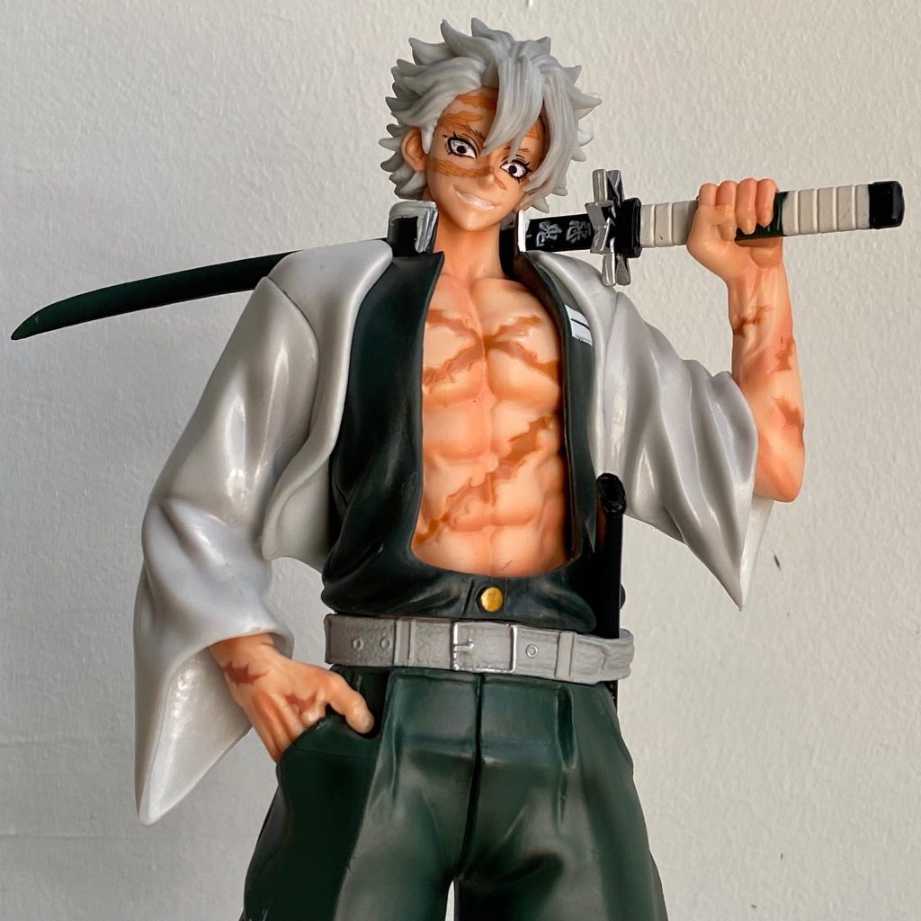 Mô hình Phong trụ Sanemi cao 30CM - mô hình Phong trụ dáng đứng cực nét - kimetsu no yaiba figure phong trụ