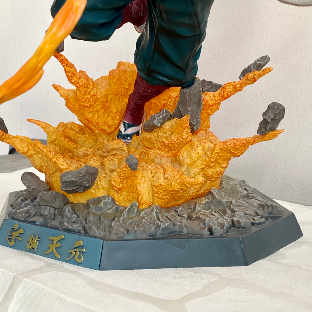 Mô hình Âm trụ Uzui tengen cao 35Cm - mô hình âm trụ tengen cực nét có LED - Kimetsu no yaiba Tengen