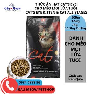 Thức ăn hạt khô cho mèo Cat’s Eye | CatEye Kitten & Cat cho mèo mọi lứa tuổi bao 13.5kg