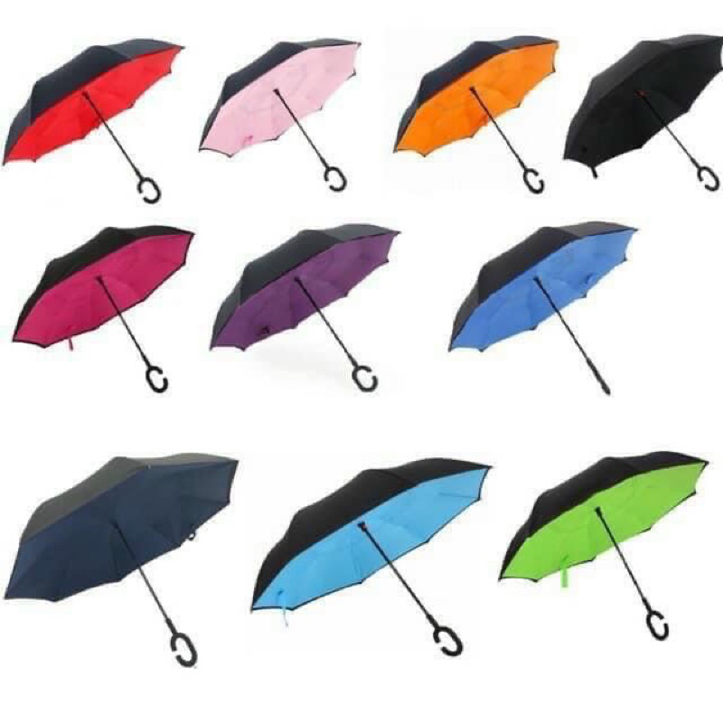 ⛱️⛱️Dù xe hơi x🚗🚘-dù gấp ngược, nước mưa ko chạy vào xe nà-sẵn 125ca/cái.