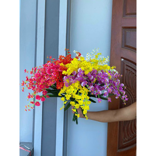combo 10 canh Hoa vũ nữ cành-Hoa lụa giả