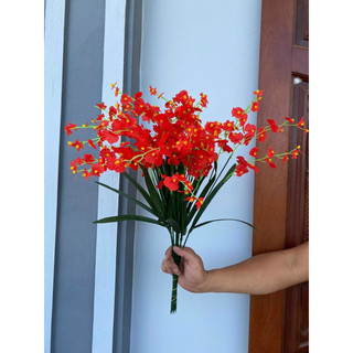 combo 10 canh Hoa vũ nữ cành-Hoa lụa giả
