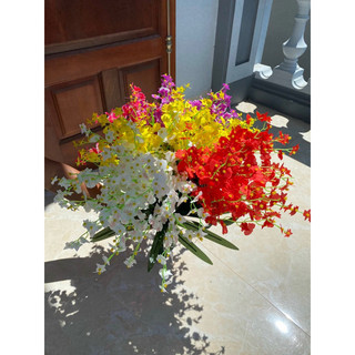 combo 10 canh Hoa vũ nữ cành-Hoa lụa giả