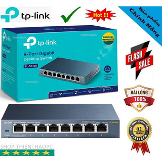 Bộ chia mạng switch 8 cổng tplink tl- sg108 gigabit 1000mbps vỏ kim loại