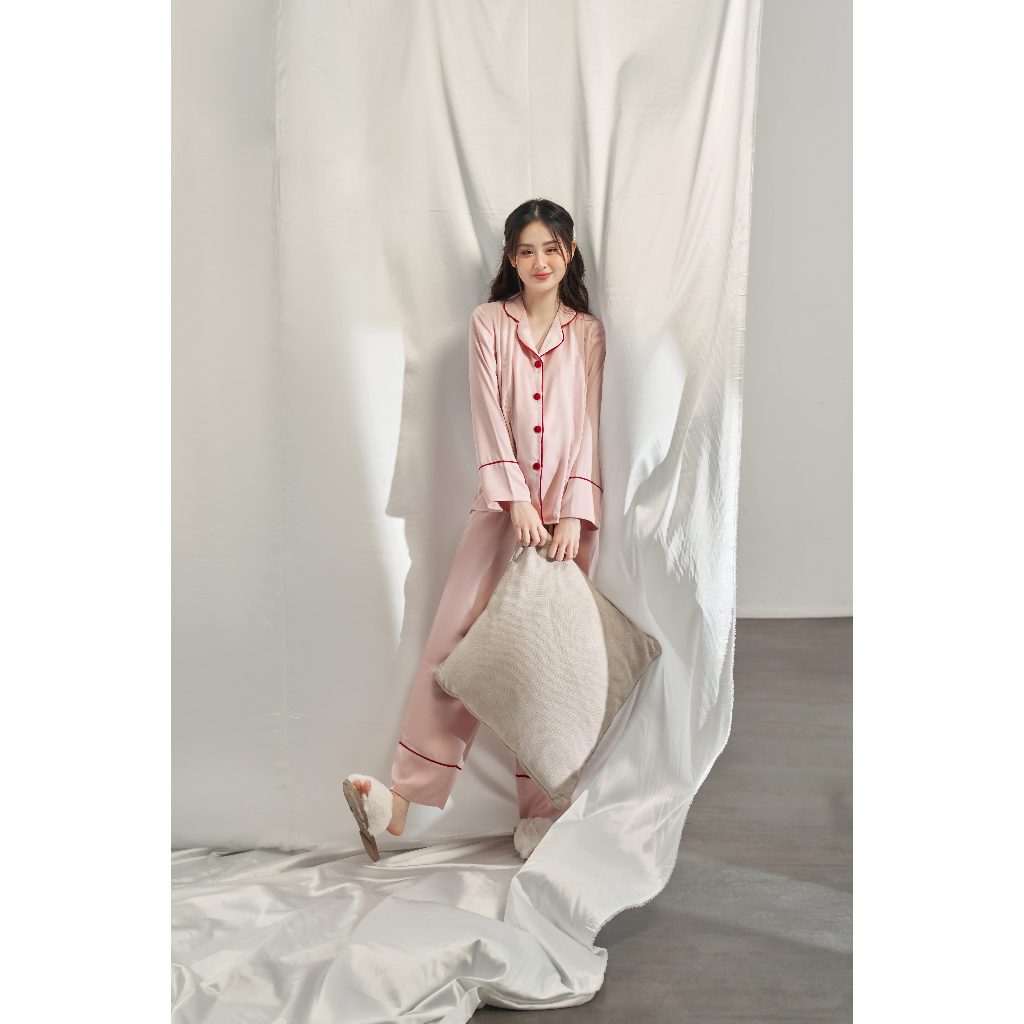 LILIE - Set đồ ngủ dài tay cho mẹ bầu và sau sinh thương hiệu MEGAU