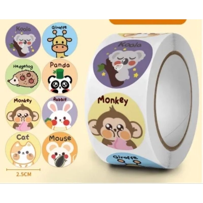 Sticker khen thưởng  tạo hứng thú cho bé học hàng loại dày, in sắc nét