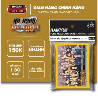 Bộ túi bảo vệ quân cờ Haikyu!!, phiên bản trường Haikyu Girls HCP-05, SL 1 bộ/40 cái