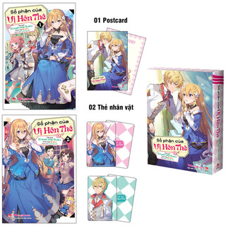 Sách boxset số phận của vị hôn thê - tặng kèm 1 postcard + 2 thẻ nhân vật