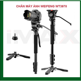Chân máy ảnh / chân đơn weifeng 3978m + gá kẹp điện thoại