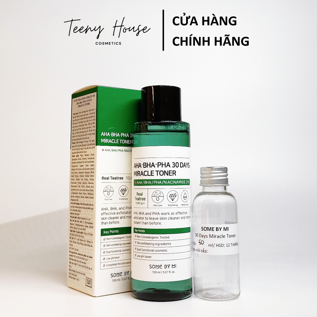 [Chiết-Minisize] Toner Some By Mi AHA - BHA - PHA 30 Days Miracle
