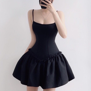 Đầm thiết kế 2 dây xoè - CC BIKINISHOP